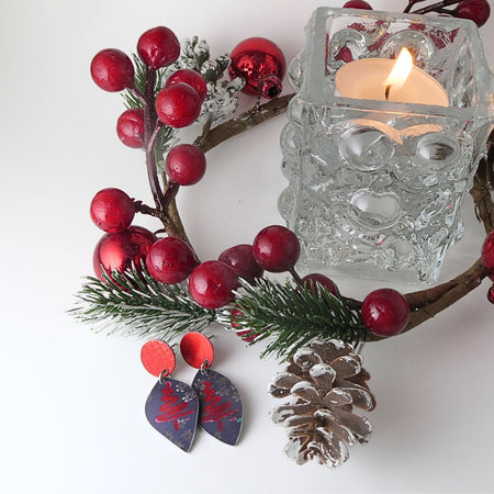 Anodised aluminium earrings - Jingle Jems Collection