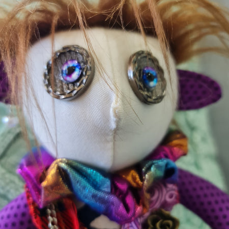 Handmade Art Doll, Timothy the Glam-Punk Rocker