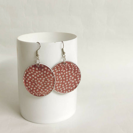 Recycled Coffee Pod Earrings - Earth