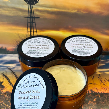 Heel Repair Cream with Urea and Lactic Acid.