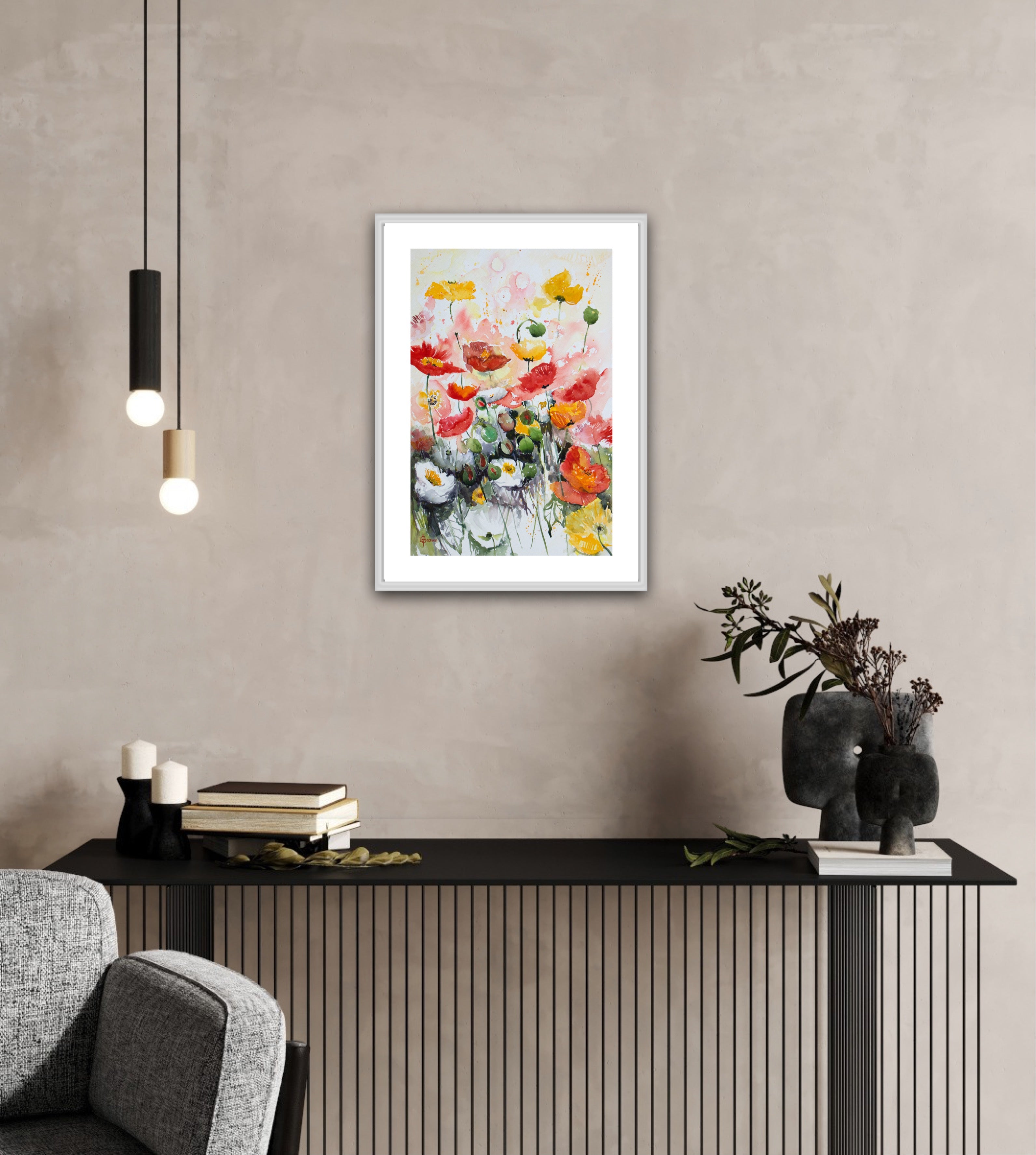 Poppies A3 Fine Art Print