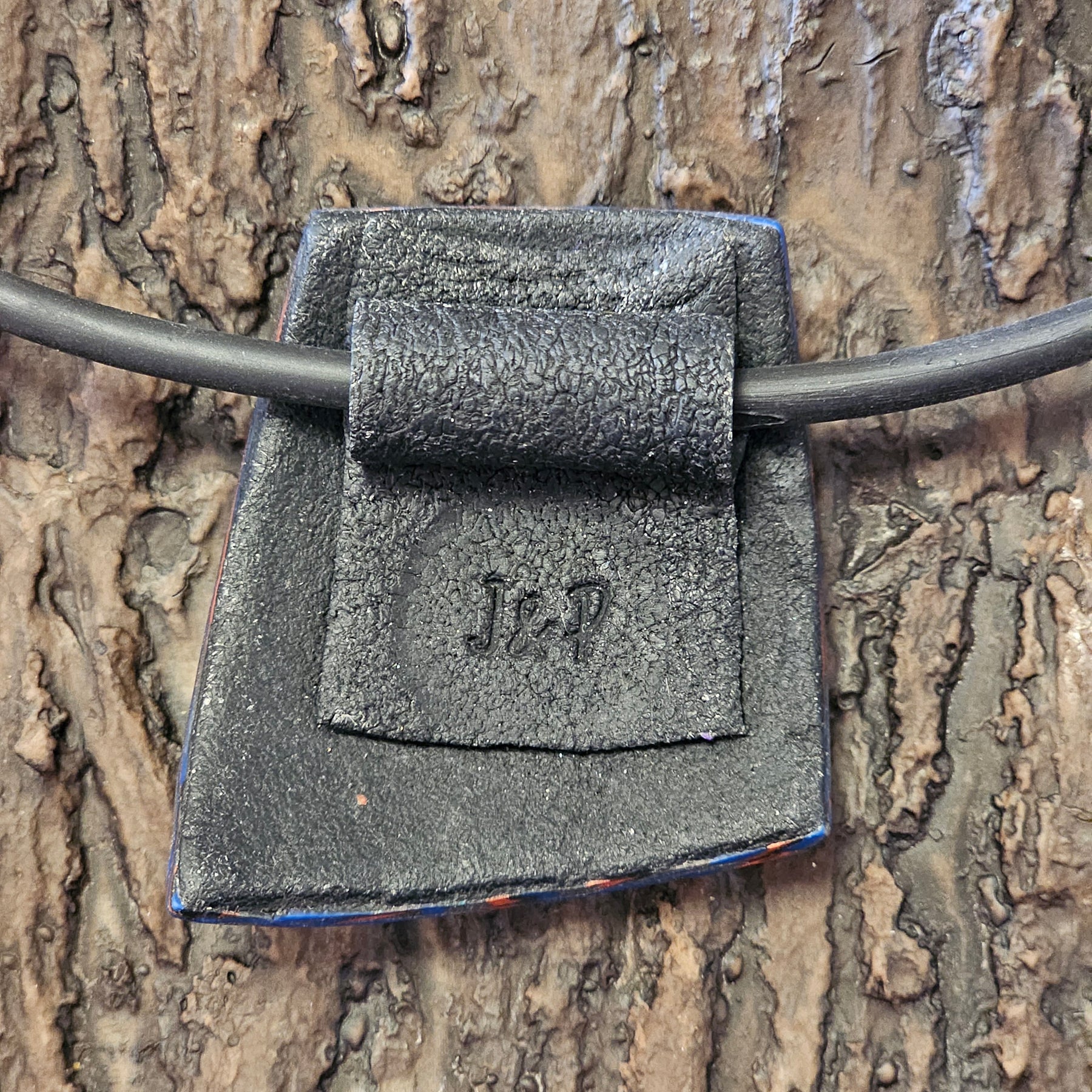 COPPER EMBERS - POLYMER CLAY PENDANT