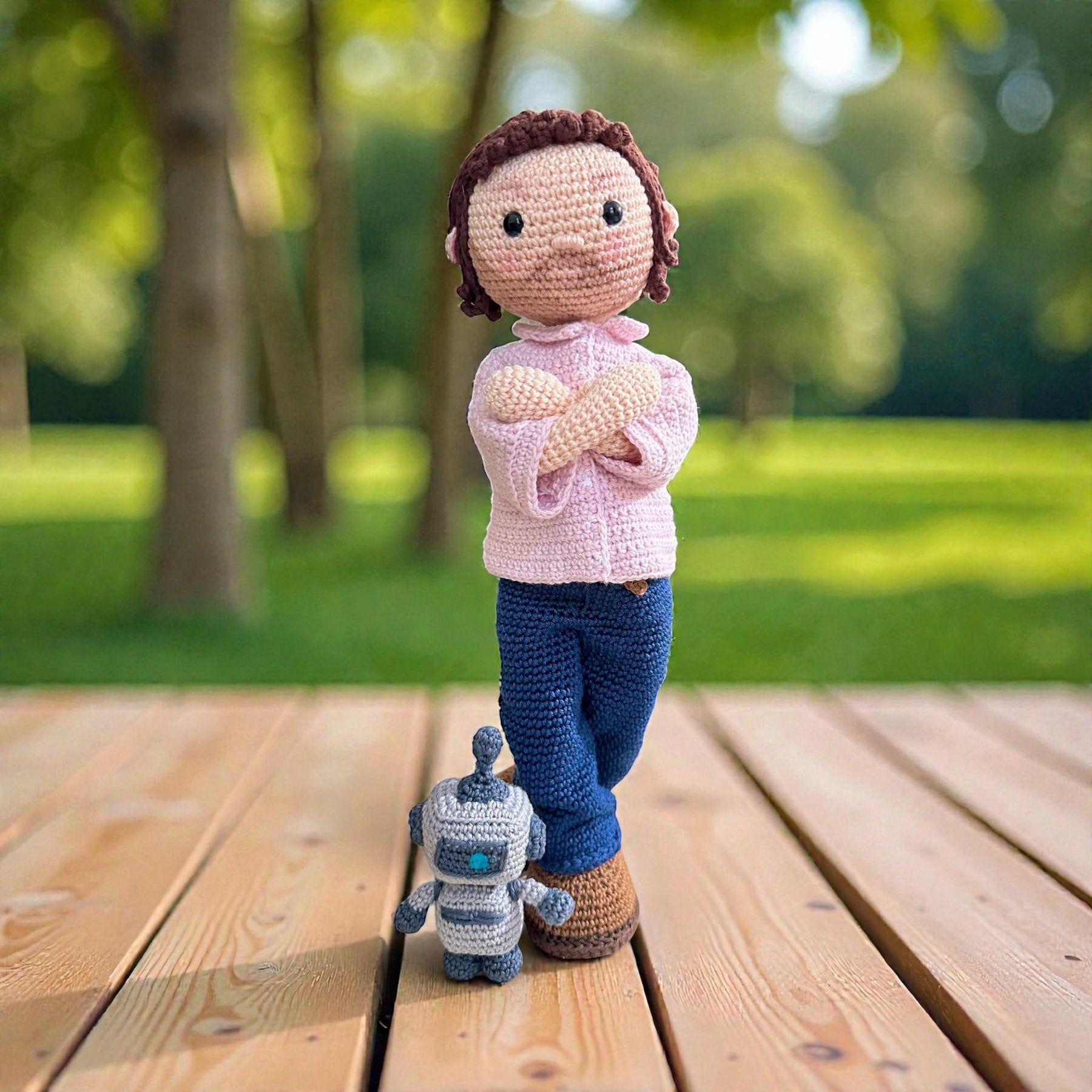 Crochet Amigurumi Art Doll Inspired