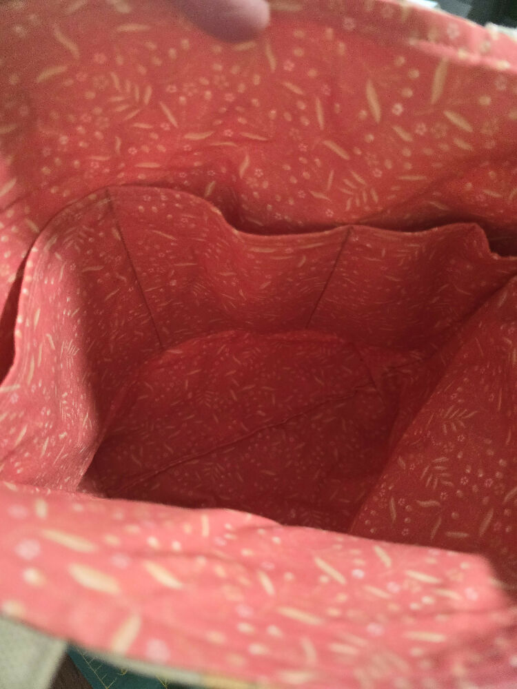 Native Flowers Tote Bag Pink