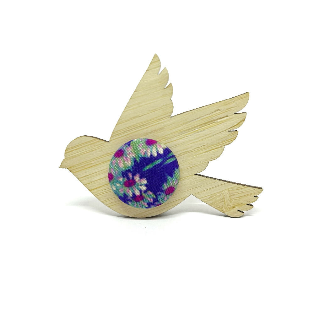 Kimono Dove Brooch