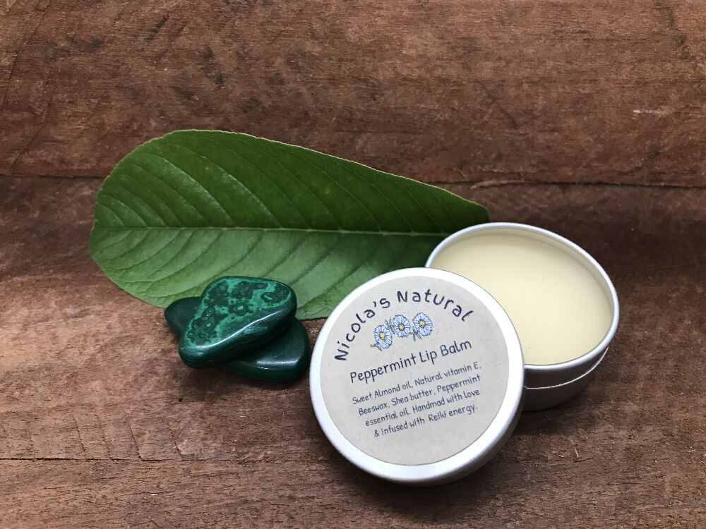 All Natural Stimulating & Refreshing Peppermint lip balm