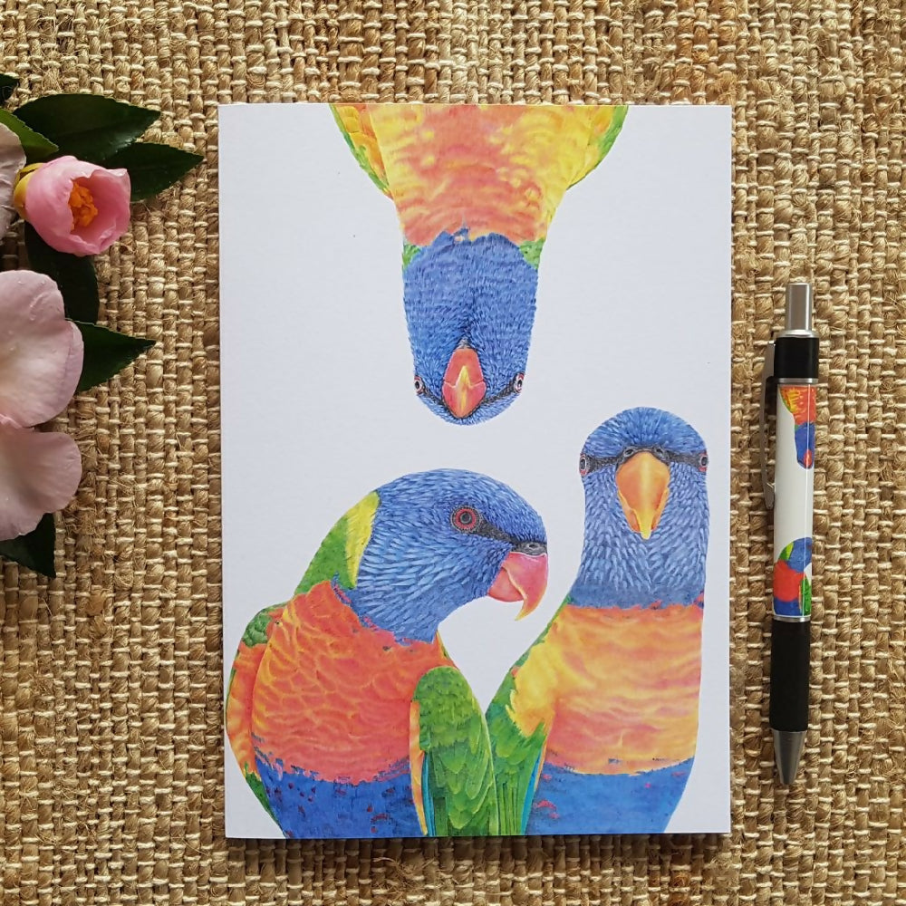 lorikeetnotebookwithpenformadeit