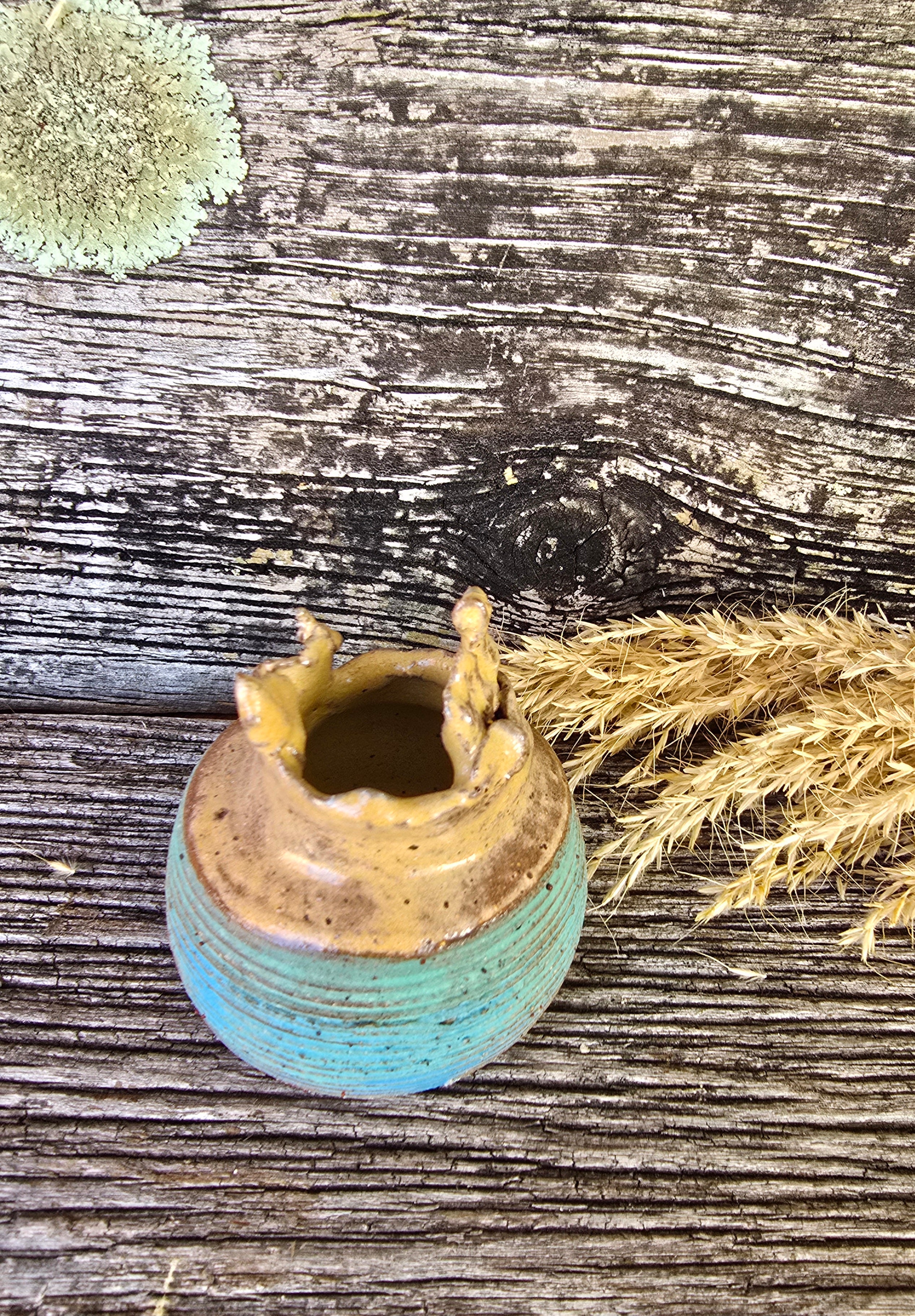 Rustic bud vase