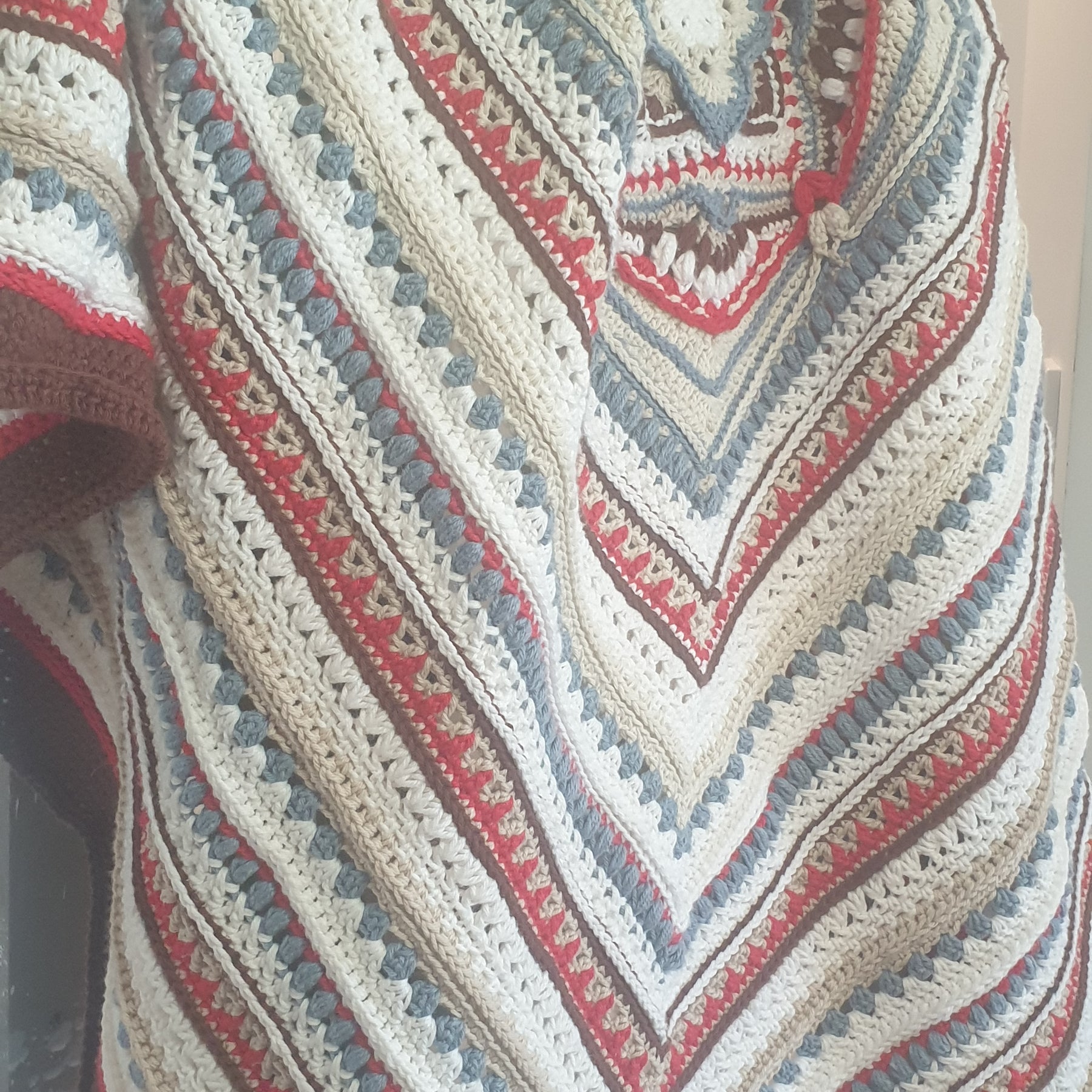 Cosy cotton lapghan for a winter snuggle