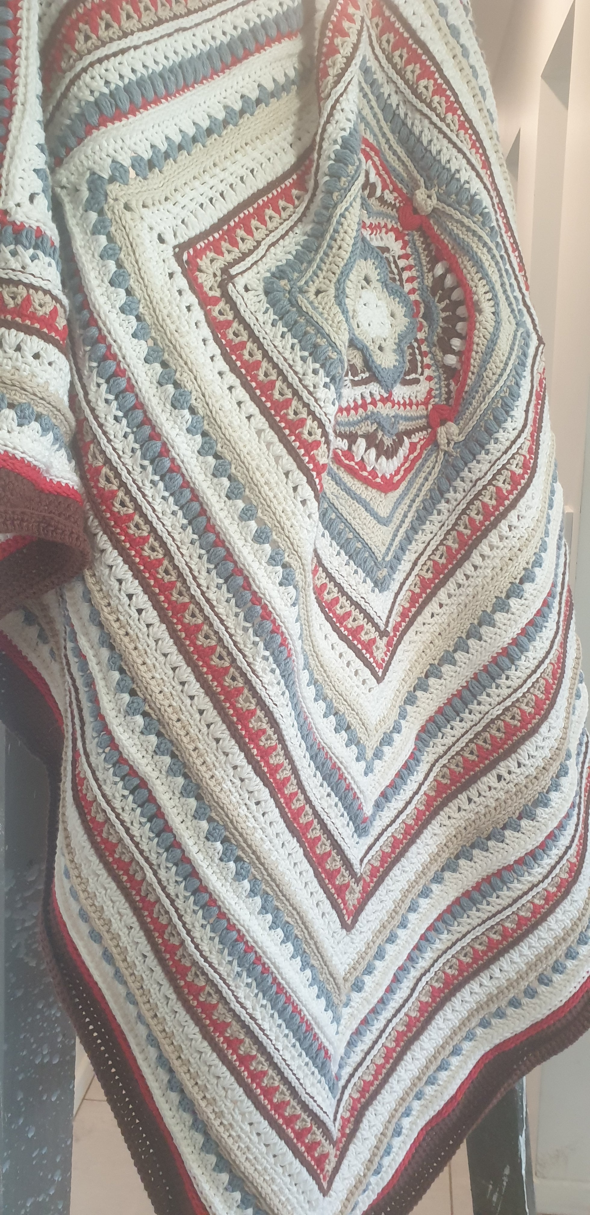 Cosy cotton lapghan for a winter snuggle