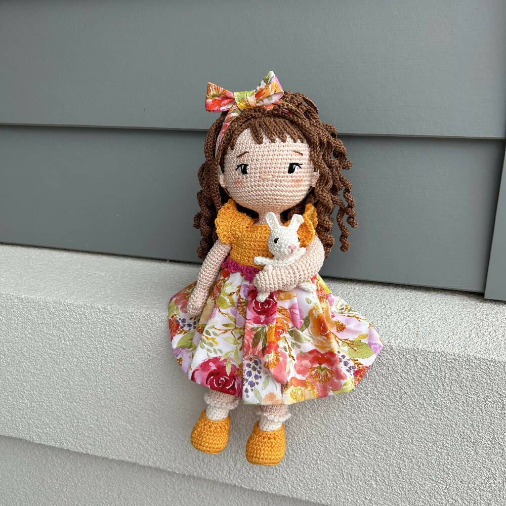 Custom Crochet Waldorf Style Doll