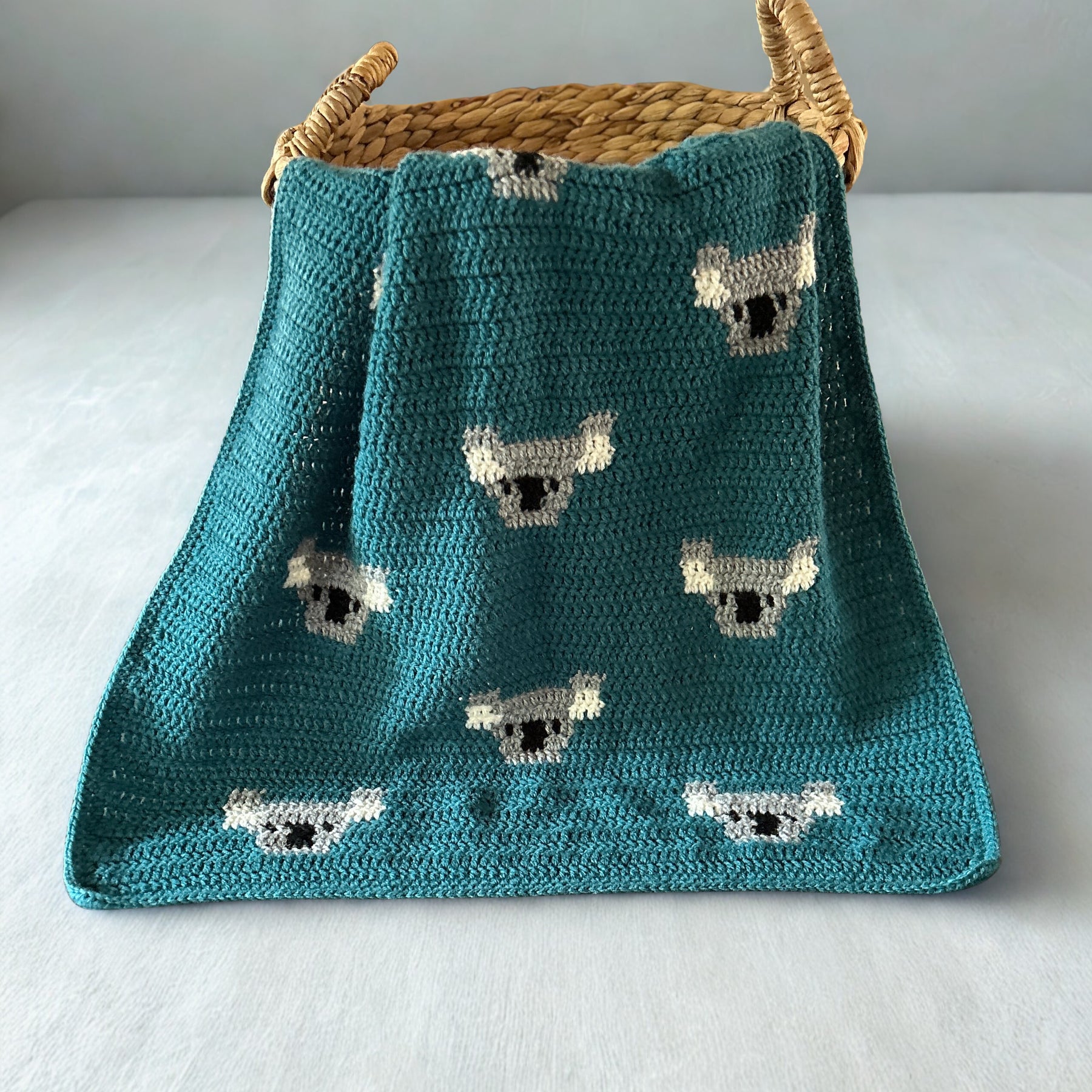 Koala Baby Blanket Crochet Made to Order