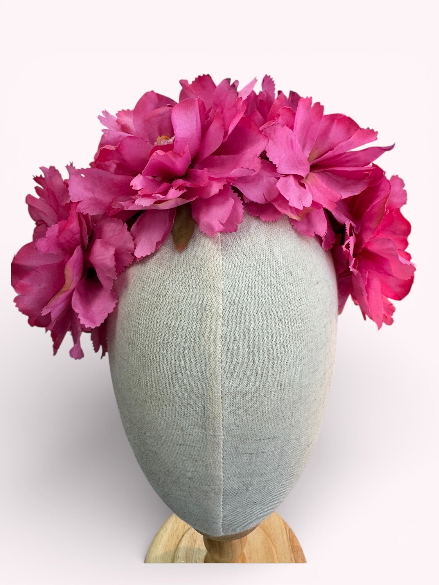 Floral Headband in Hot Pink