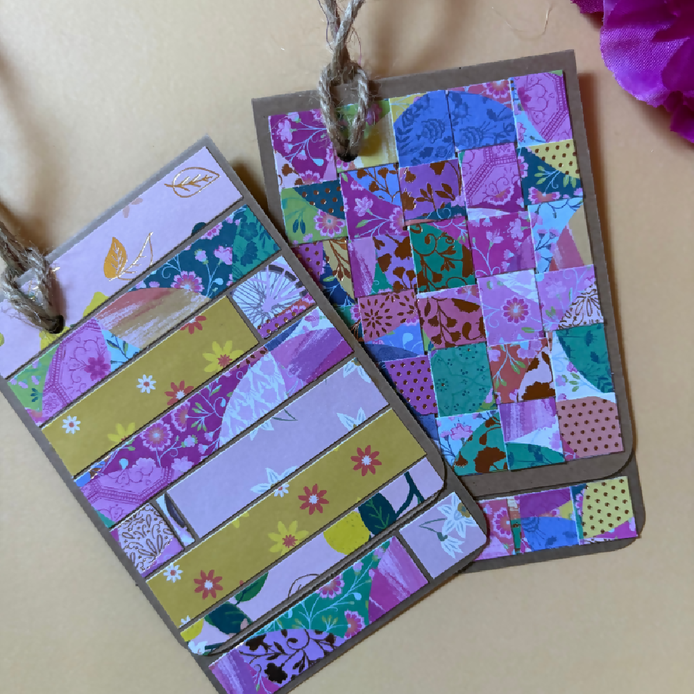 Multi colour mini gift card by Leumesin Handmade