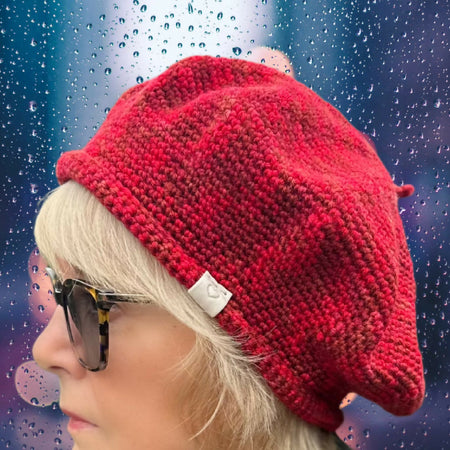 Crocheted Beret Various Colours