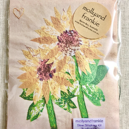 Slow Stitching Kit - Sunflower