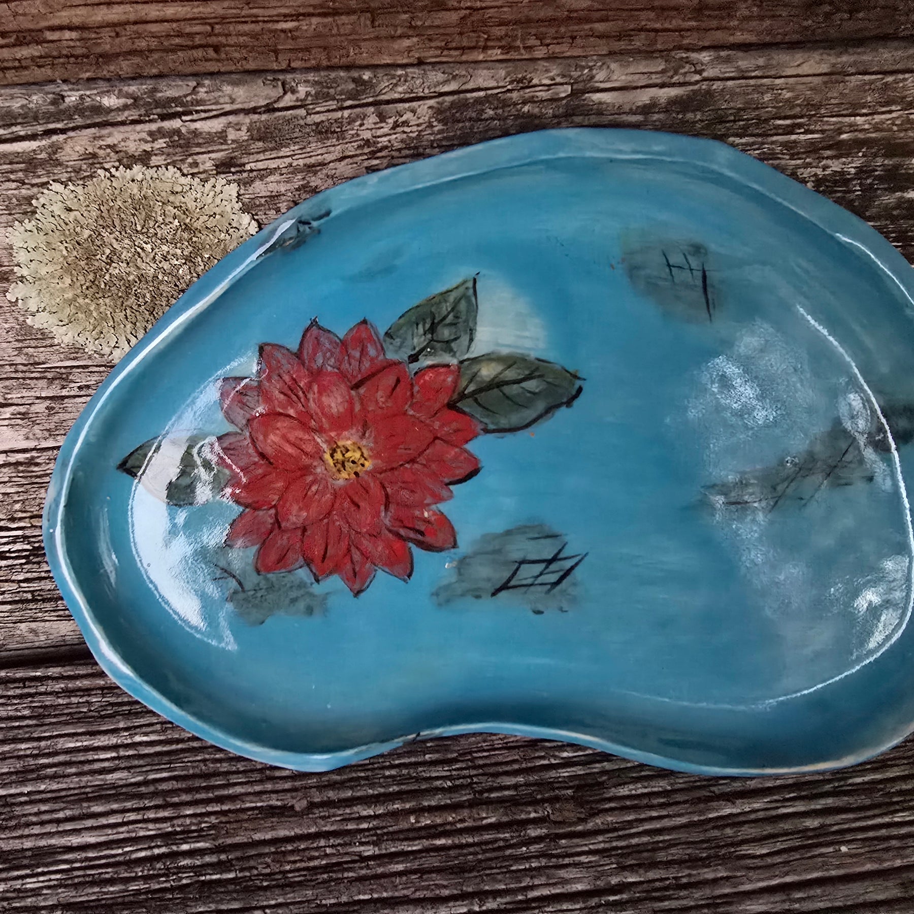 Dahlia plate