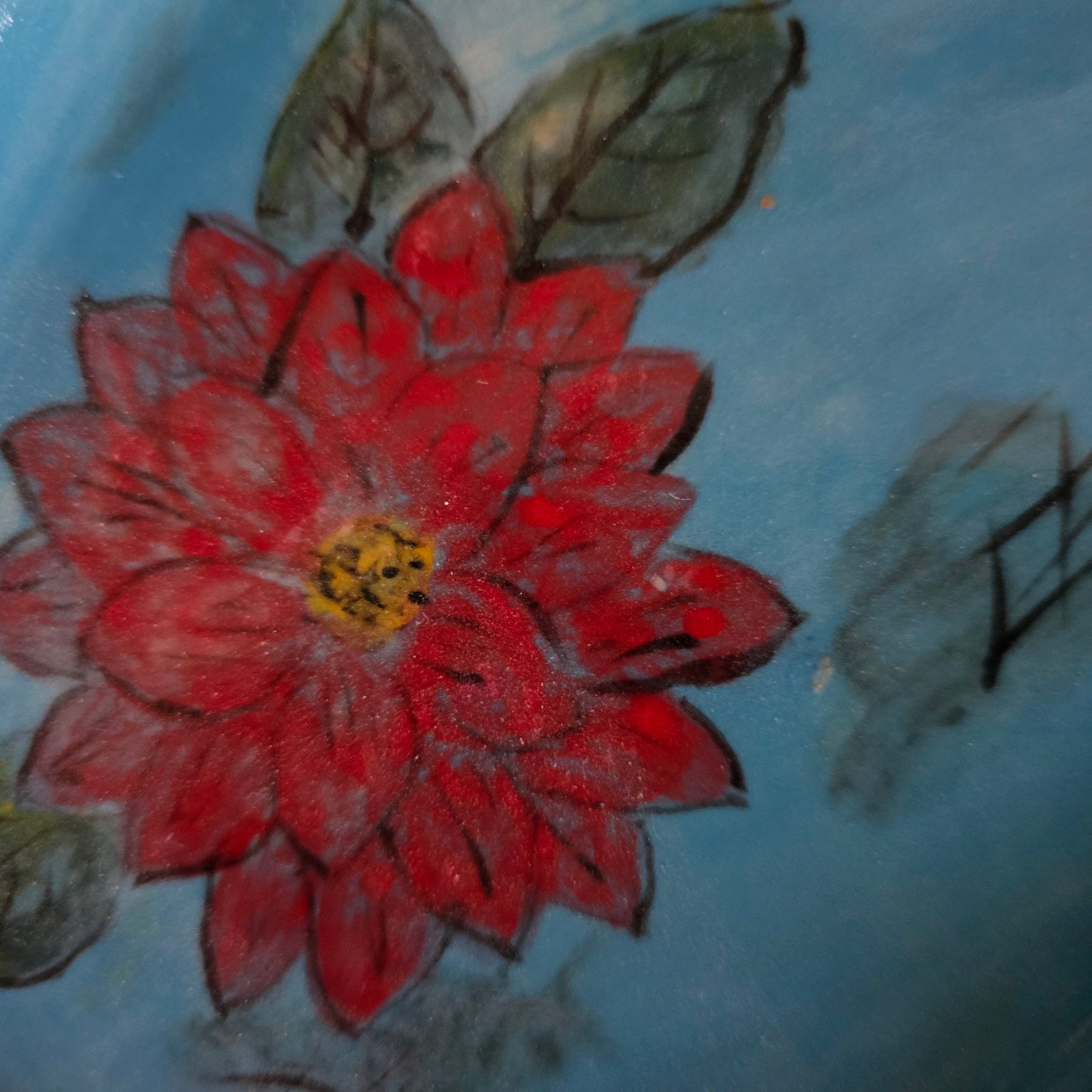 Dahlia plate