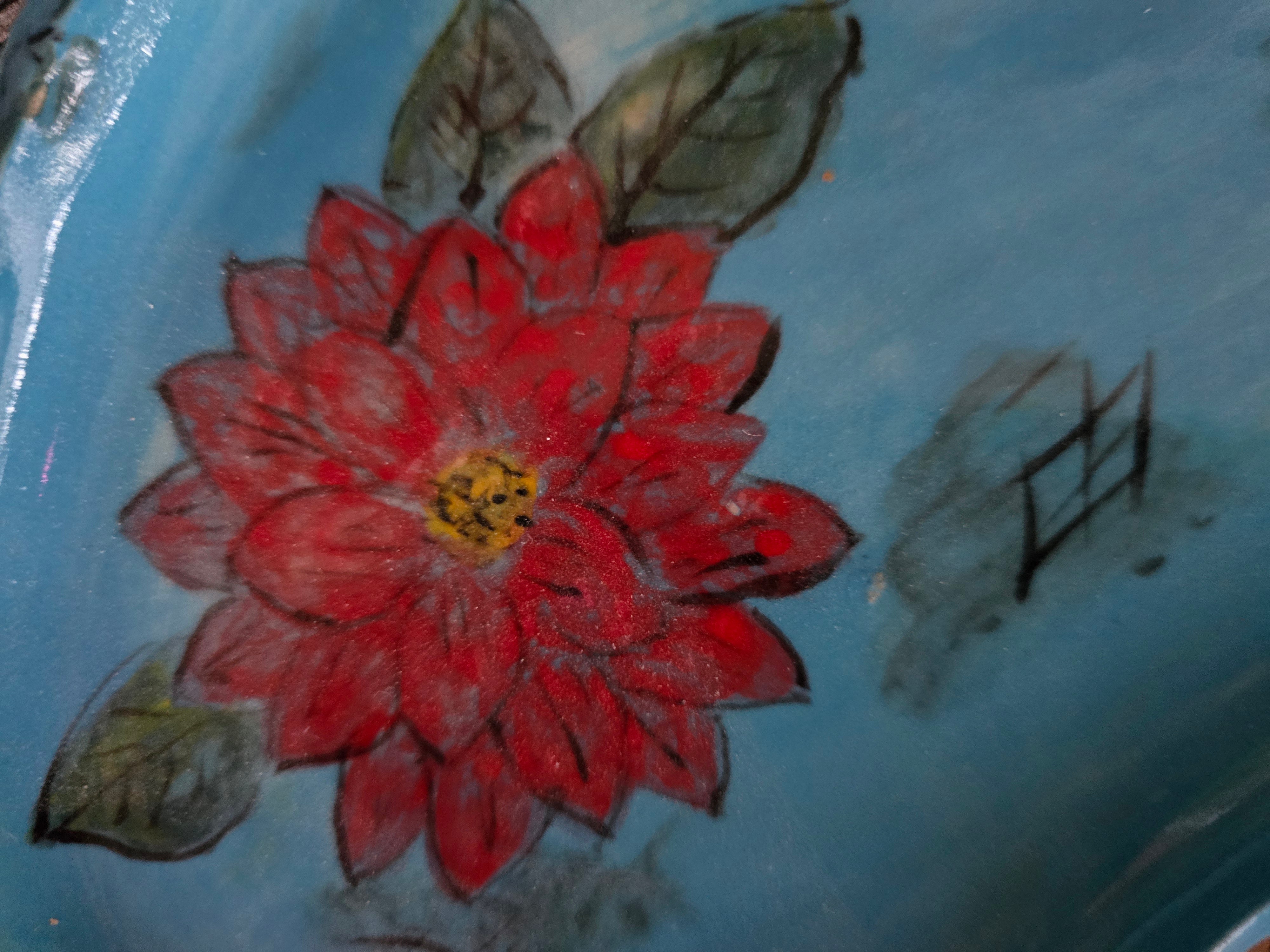Dahlia plate