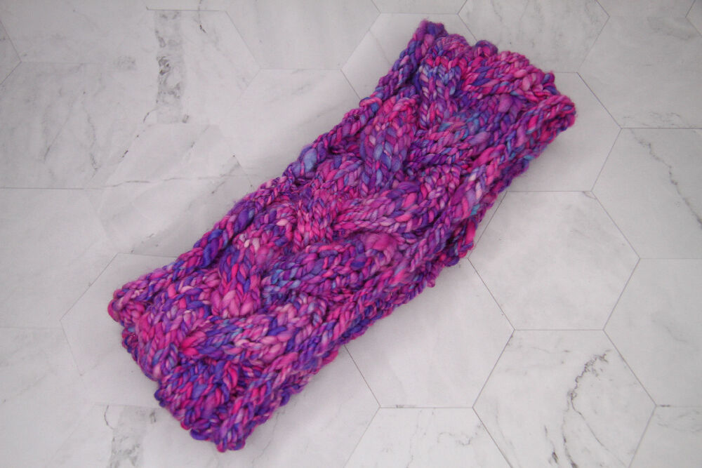 Bubblegum Rush Hand Knitted Headband