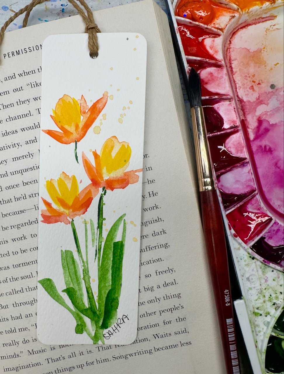 Bookmarks Unique Hand Painted Original Artwork