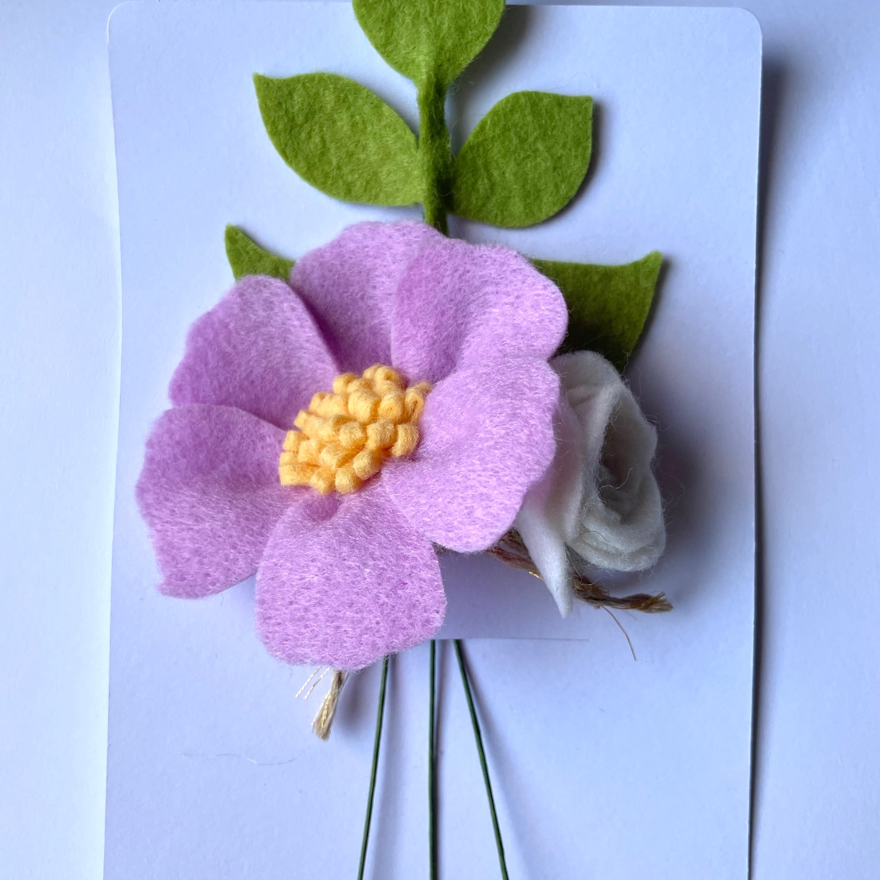 Mini flowers greeting card