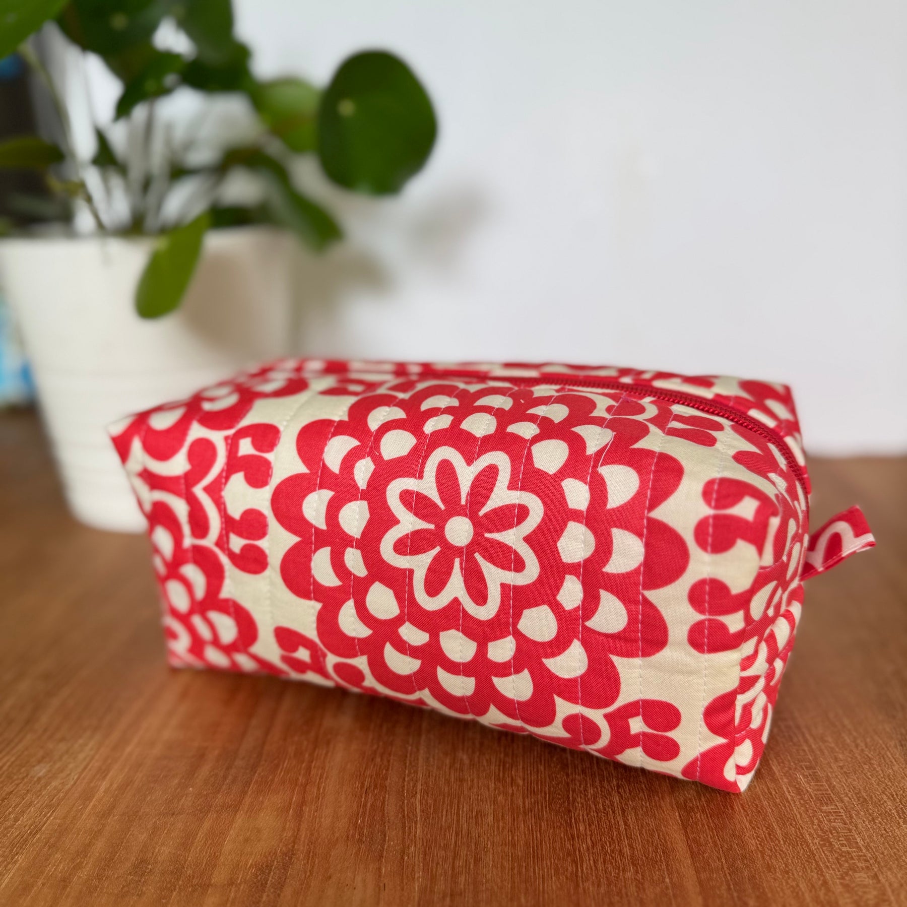 Quilted Box Pouch Bags