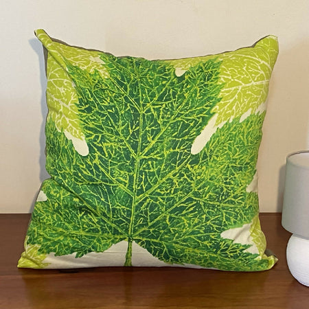 Maple Leaf Cushion Cover Vintage Design Handmade