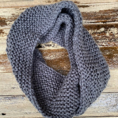 DOWNLOAD - Knitting Pattern Infinity Cowl Scarf Loopy Scarf