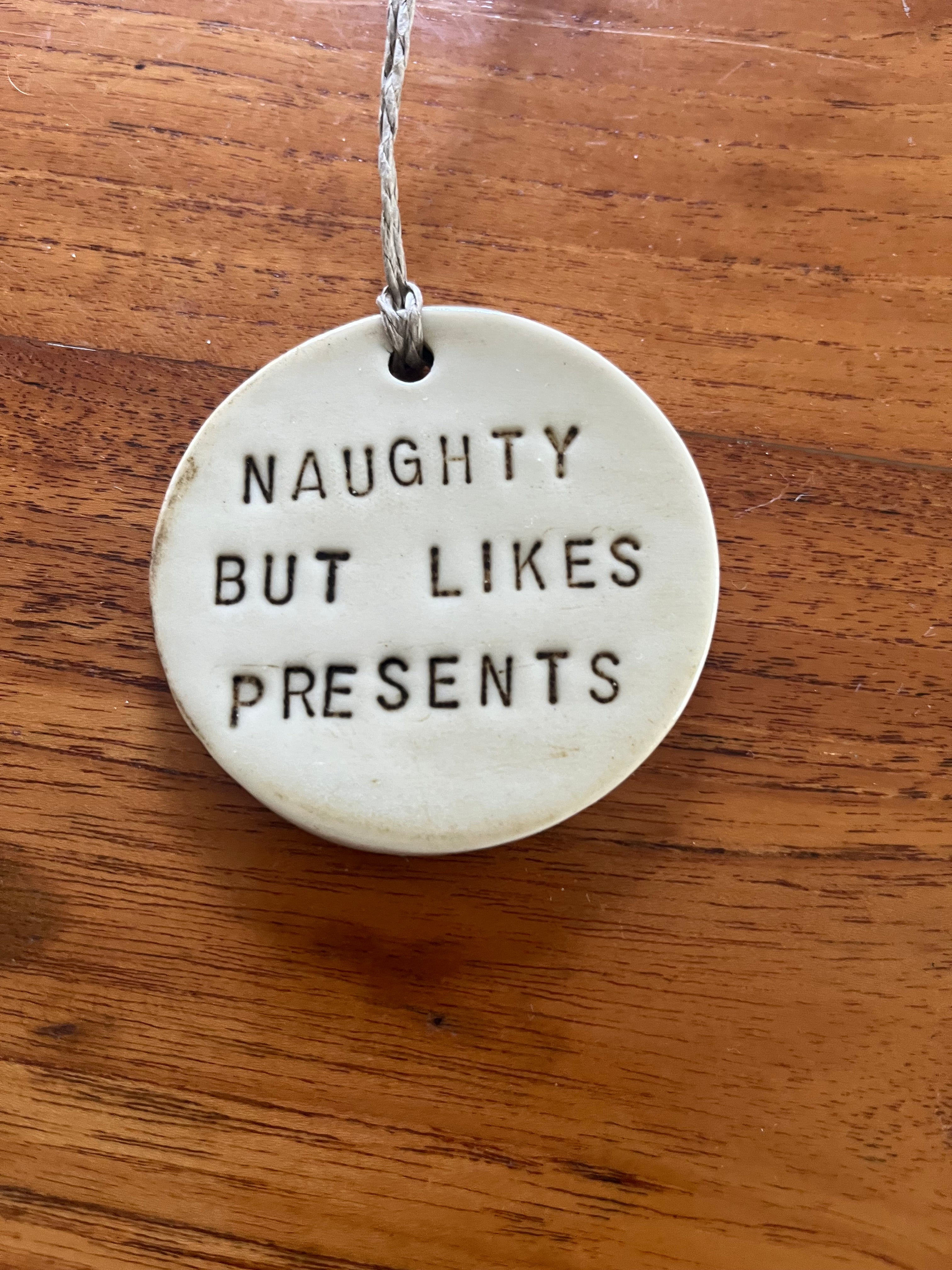 Cheeky Pottery Christmas Ornaments