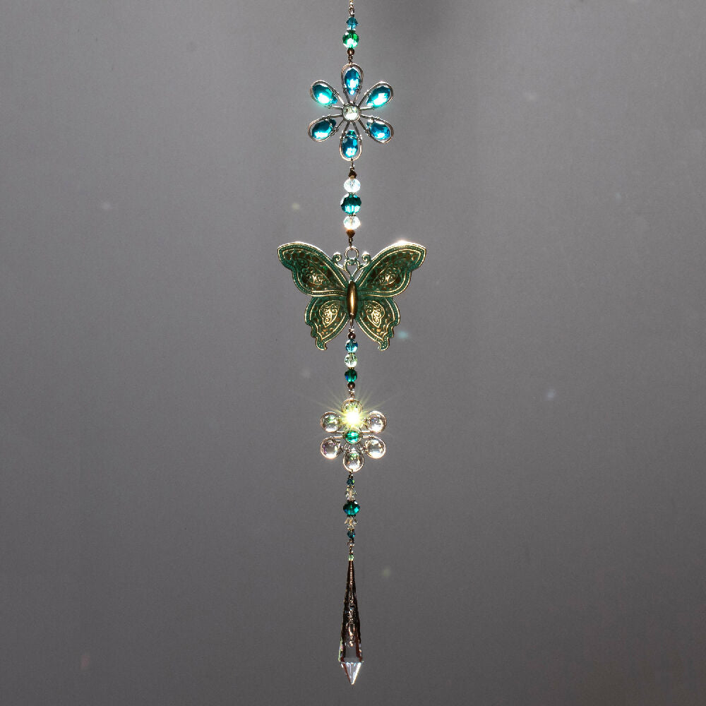 BUTTERFLY CRYSTAL WINDOW SUNCATCHER