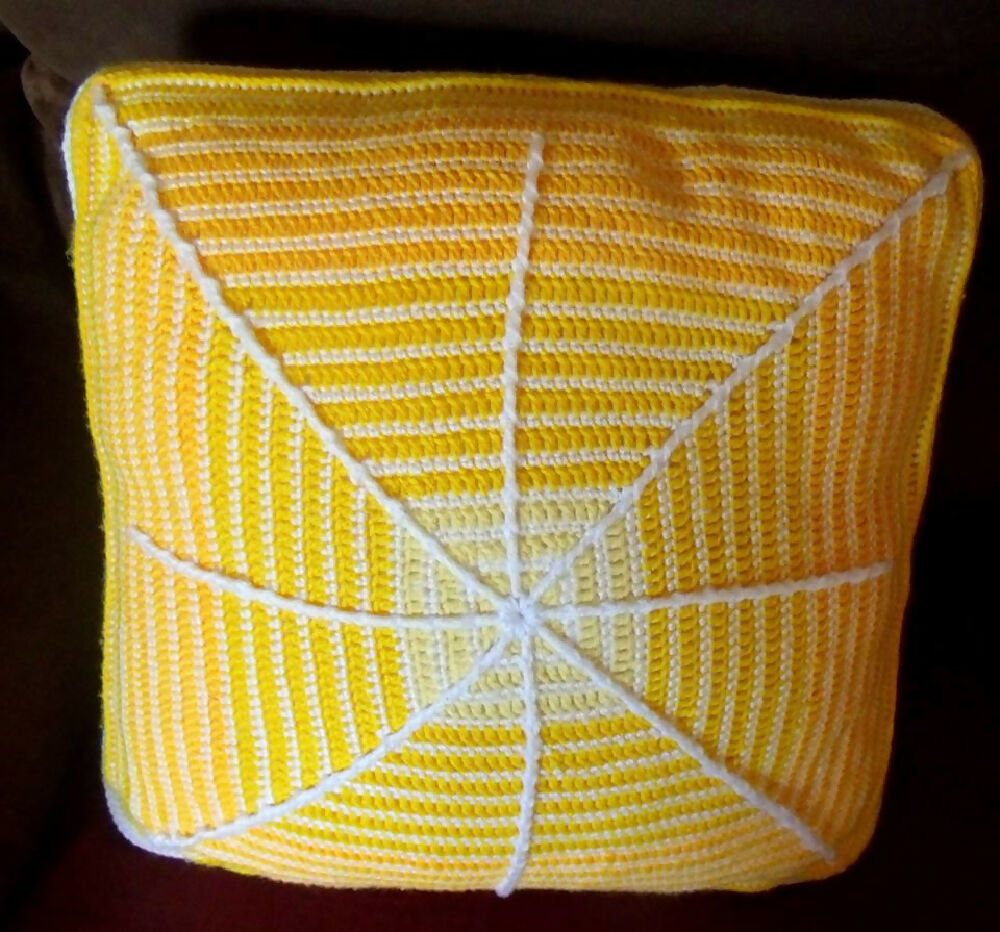 DIGITAL PRODUCT Sunburst Mandala Cushion Crochet Pattern