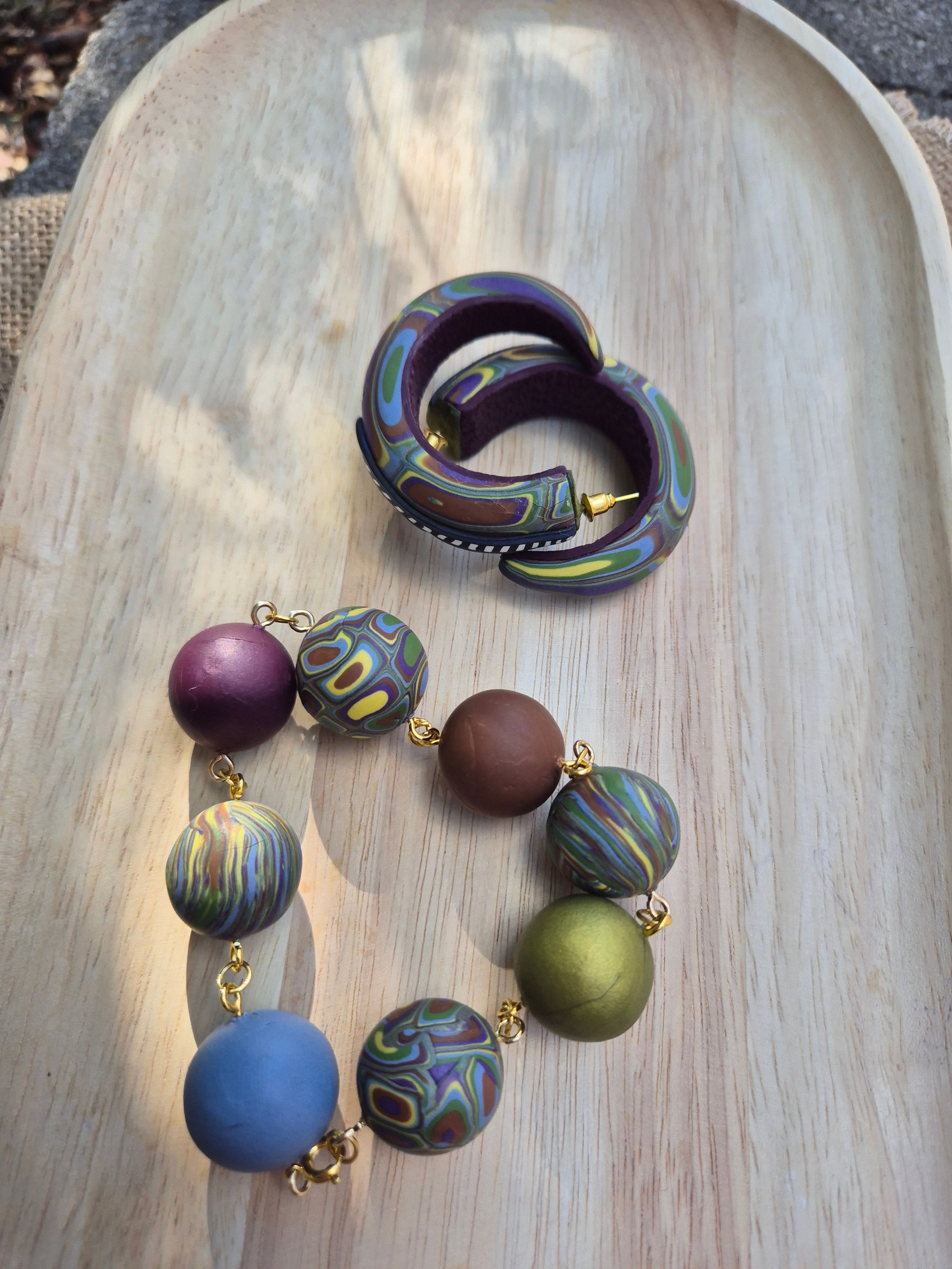 Autumn Vibes Bracelet and Earrings