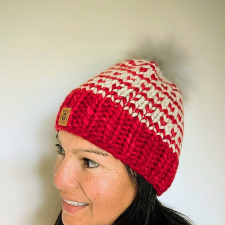 Super warm hearts beanie