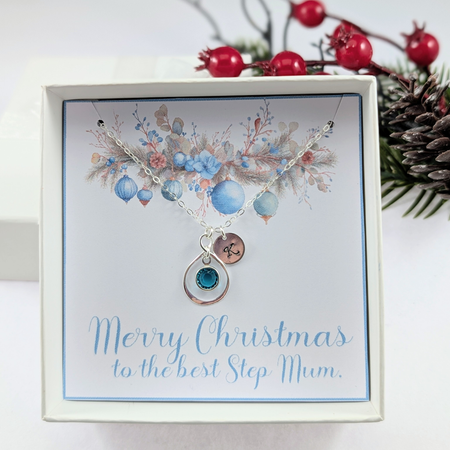 Step Mum Christmas NecklacePersonalized Step Mum Necklace - CUSTOM ORDER ECCA