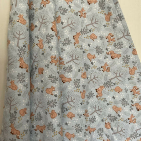 Baby Blanket / Flannelette Cotton / Foxes