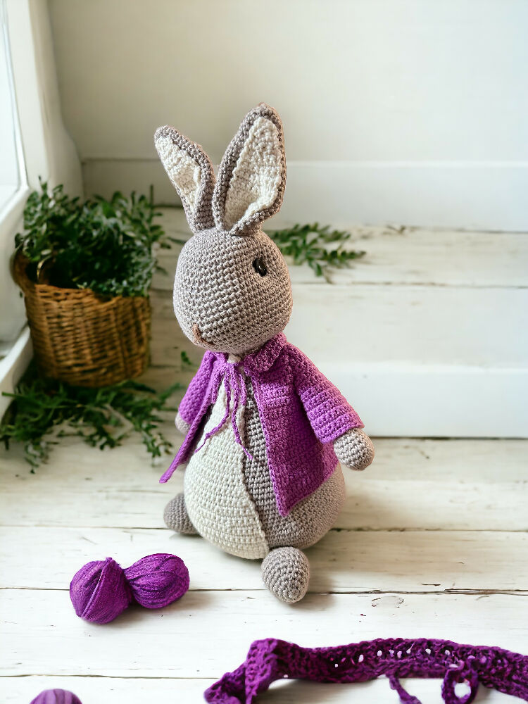 Crochet Easter Bunny in Jacket