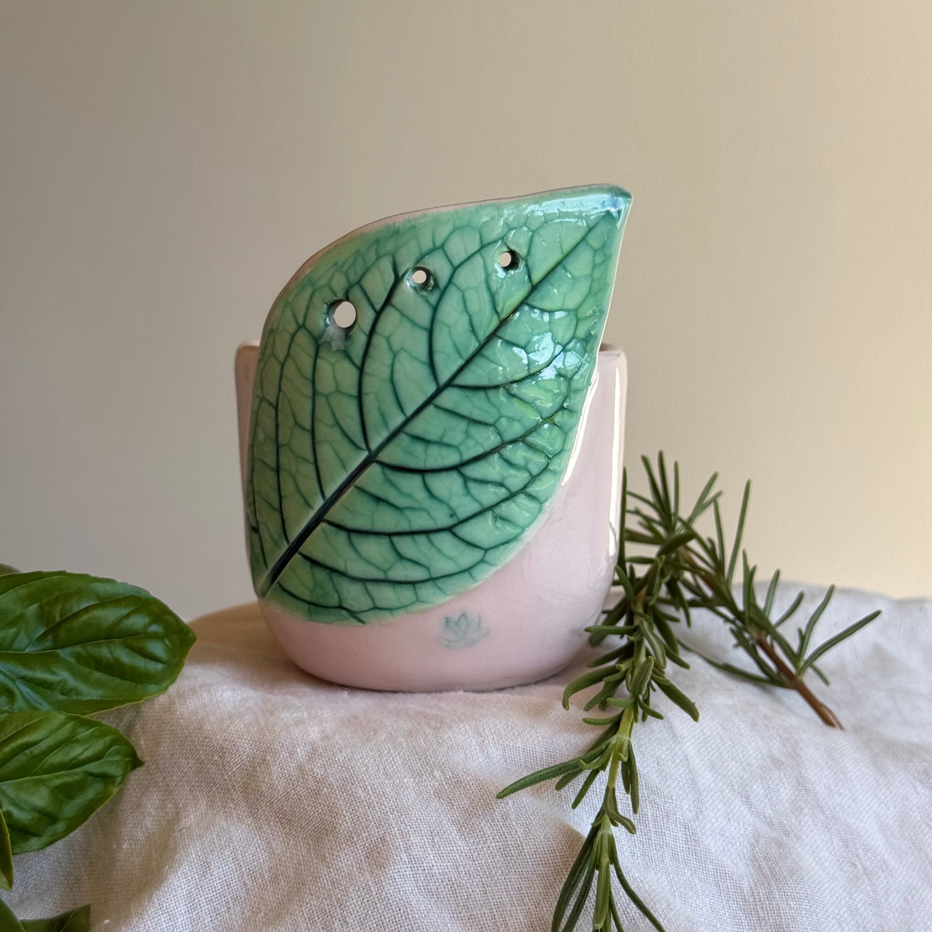 Herbie | Ceramic Herb Stripper | Wheel Thrown Pottery