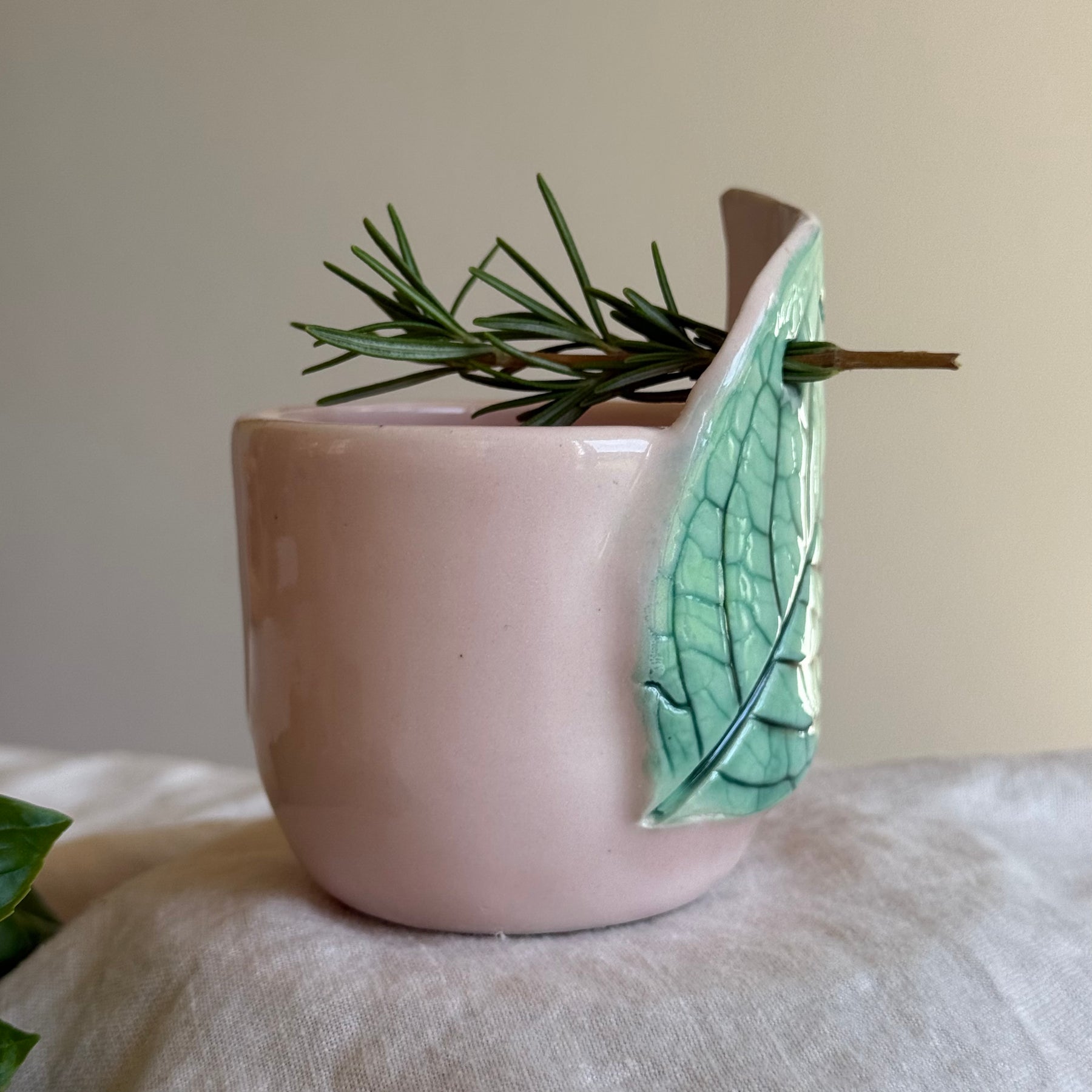 Herbie | Ceramic Herb Stripper | Wheel Thrown Pottery