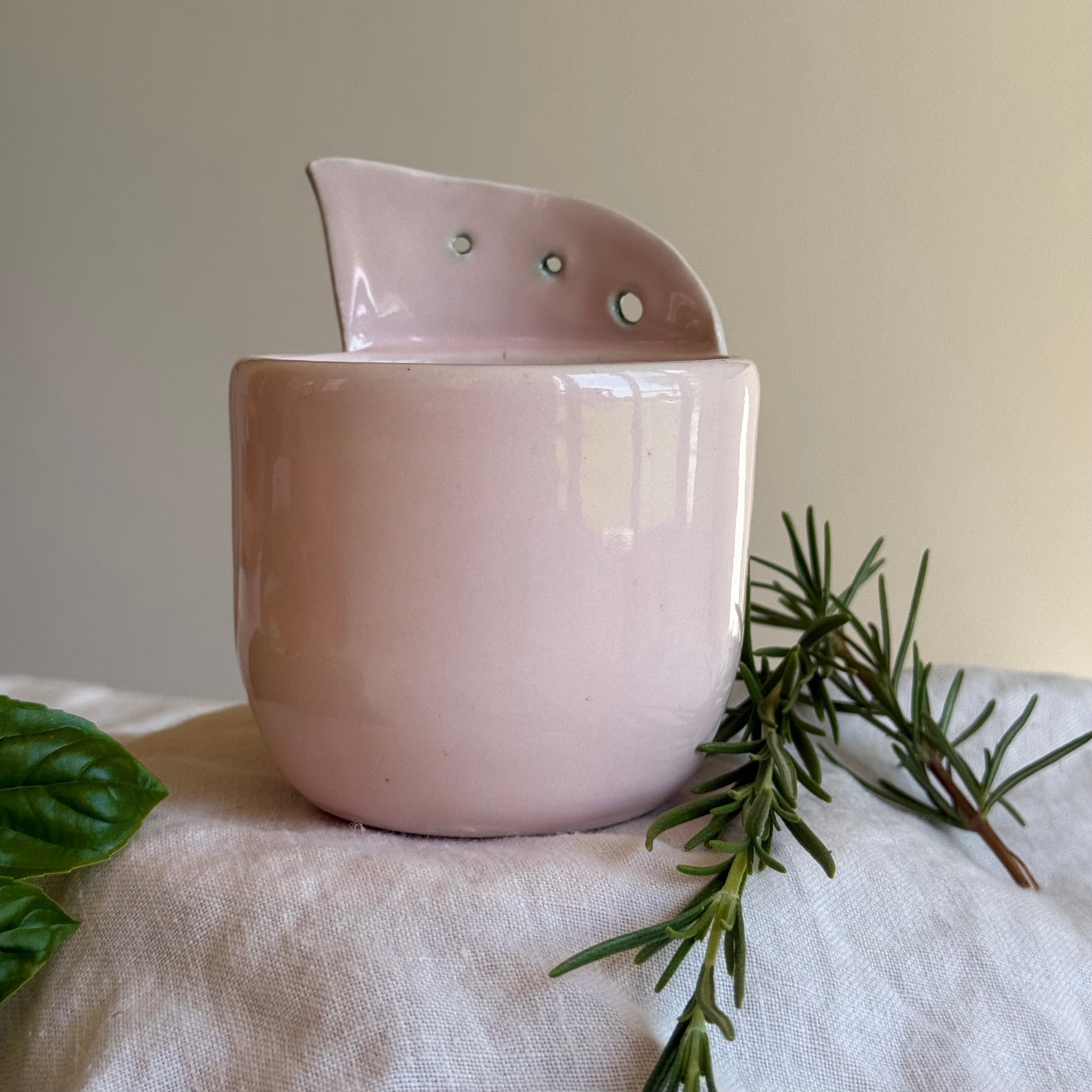 Herbie | Ceramic Herb Stripper | Wheel Thrown Pottery