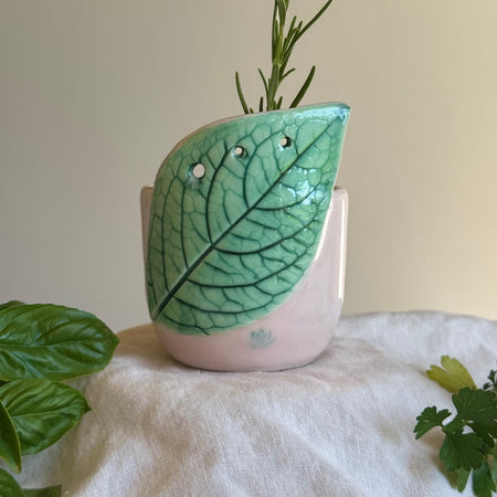 Herbie | Ceramic Herb Stripper | Wheel Thrown Pottery