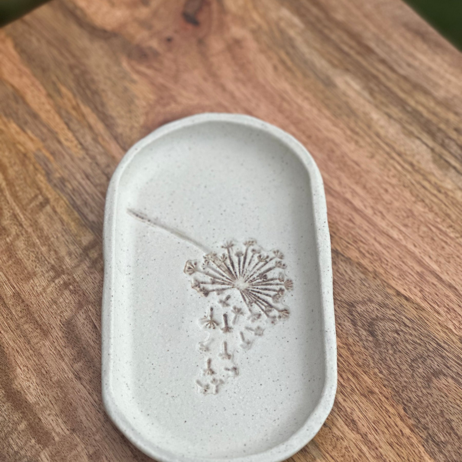 Dandelion Dish – Handmade Ceramic Soap & Trinket Tray