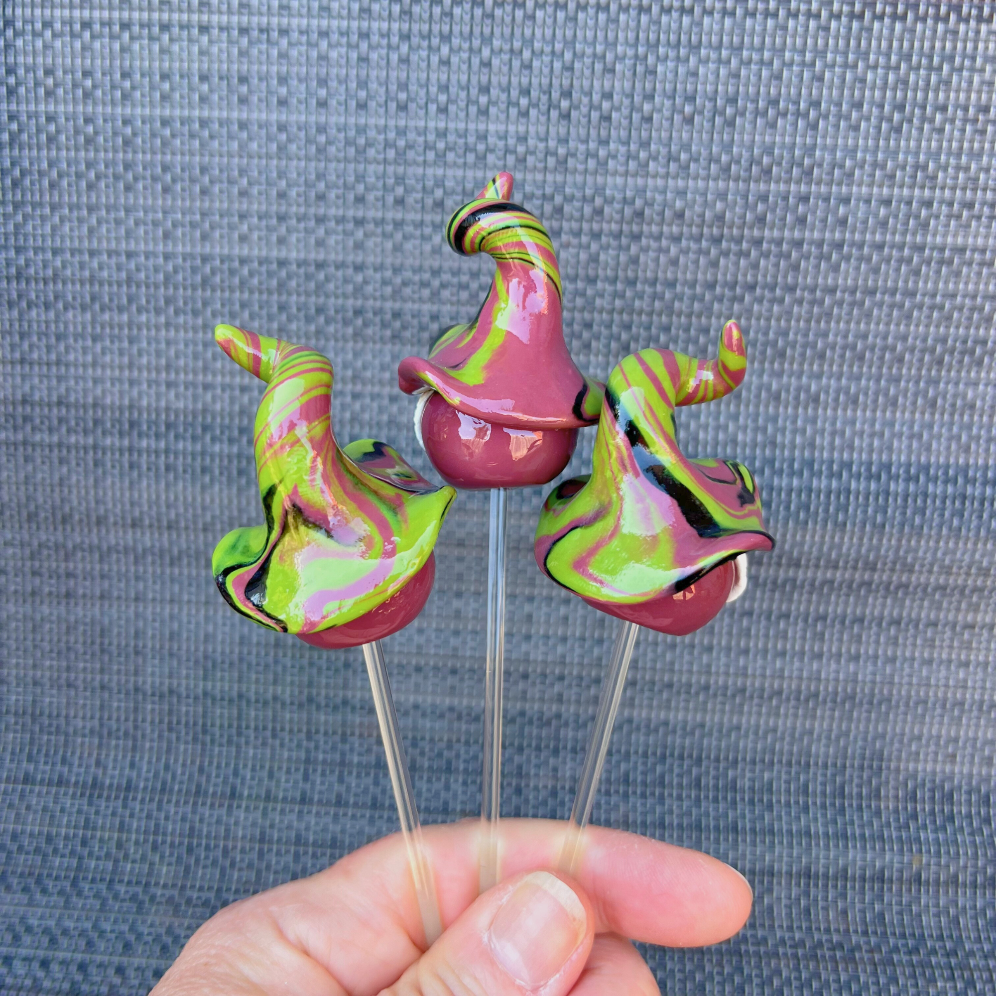 Whimsical gnome trio - Axl, Brodrick & Elvis