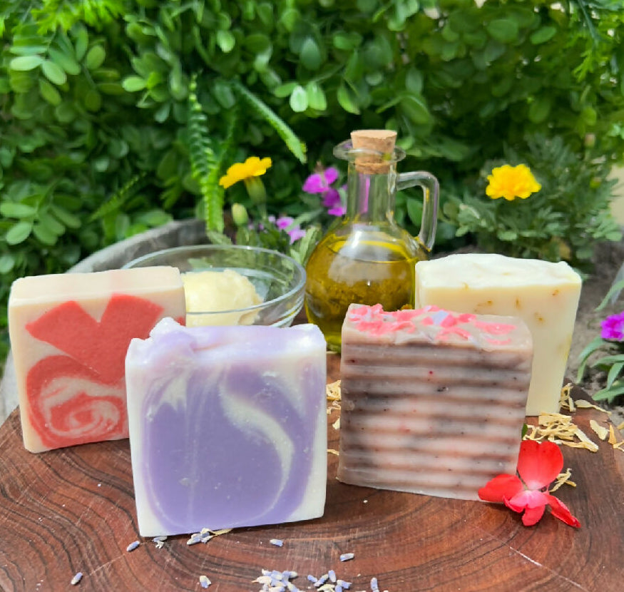Flower soap pack