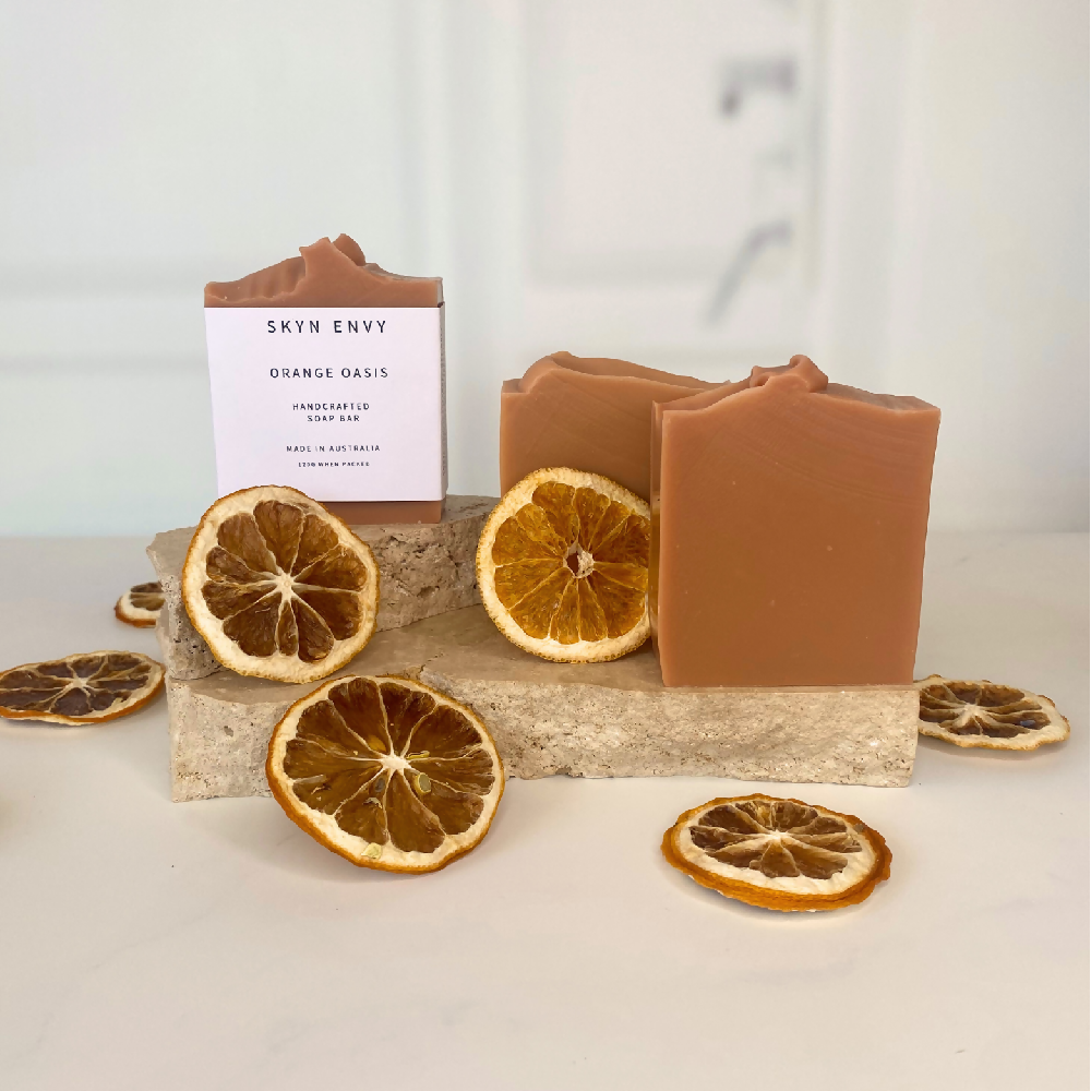 Orange Oasis Handmade Soap Bar