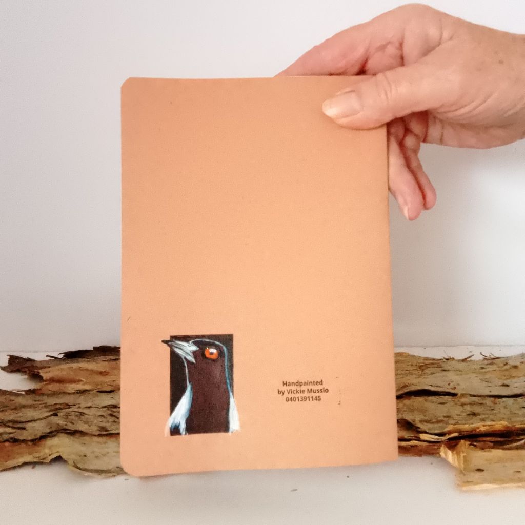 Notebooks Cotton Bound Lined A5 featuring birds and animals