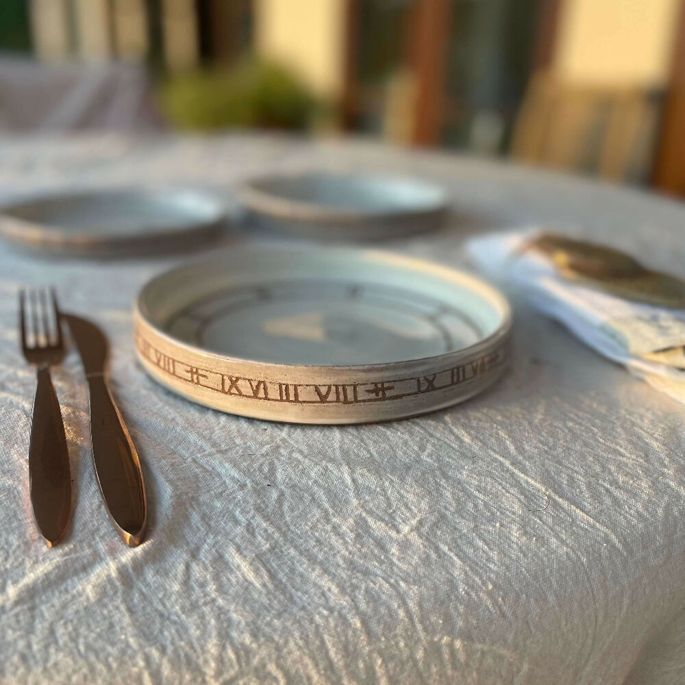 Australian Ceramic Pottery Artist Ana Ceramica Home Decor Kitchen and Dining Atlas High Sided Plates Mix and Match Entree Wheel Thrown Pottery