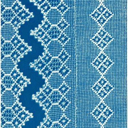 LACEY – diamond lace cyanotype print