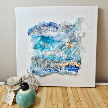 Mystic seas Mixed media Artwork