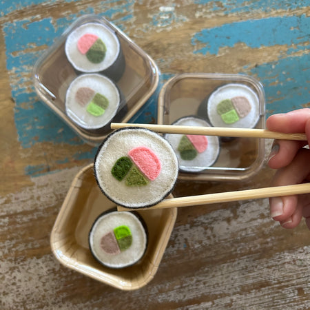 Sushi felt play food, play kitchen
